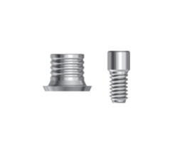 Титанова основа прямого конічного абатмента + гвинт In-Kone® Universal ST+WD