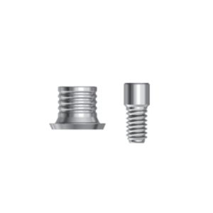 Титанова основа прямого конічного абатмента + гвинт In-Kone® Universal ST+WD