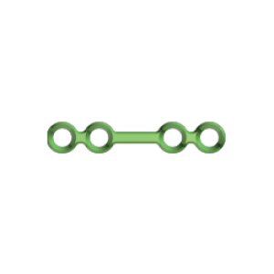 Пластина MINITEK ( товщ. 0.6 мм, 4 отвори, середня перемичка )