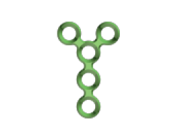 Пластина MINITEK (Y - подібна, товщ. 0.6 мм, 5 отворів)