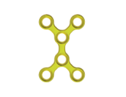 X-подібна пластина ( товщ. 1 мм, 6 отворів )