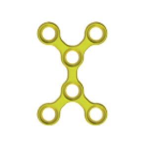 X-подібна пластина ( товщ. 1 мм, 6 отворів )