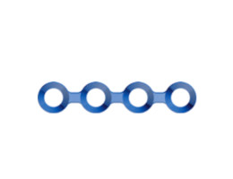 Пластина MICROTEK, товщ. 0.6 мм, 4 отвори