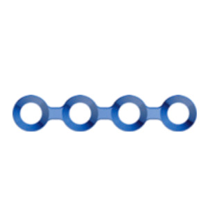 Пластина MICROTEK, товщ. 0.6 мм, 4 отвори